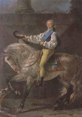 Jacques-Louis David Count Potocki (mk02) Norge oil painting art